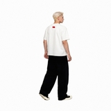 Áo thun trắng vòng sao NULLED Star Circle Tee N-T3115-N-T00-T