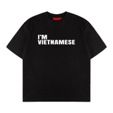 Áo thun đen NULLED Vietnamese Typography Tee N-T3121-N-T00-D