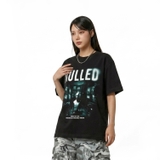 Áo thun đen cyber NULLED Cyber Matrix Tee N-T3105-N-T00-D