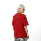 Áo thun đỏ đô in sao NULLED Vietnam Star Tee N-T3123-N-T00-DO