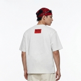 Áo thun xám tiêu in gothic NULLED Gothic Block Tee N-T3103-N-T00-XT