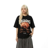Áo thun đen NULLED Lost Meaning Tee N-T3117-N-T00-D