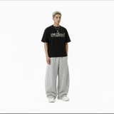 Áo tay dài đen in NULLED Outline Font Longsleeve N-T3151-HC-T10-D