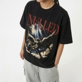 Áo sát nách xám in thiên thần NULLED Fallen Angel Tee N-T3133-HC-T14-D