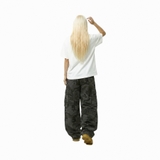 Áo tay dài trắng vòng sao NULLED Star Circle Tee N-T3116-HC-T16-T