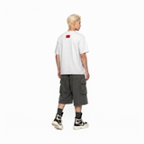 Áo thun boxy in xe NULLED Burnout Station Motor Tee | N-T392-N-T00-T