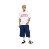 Áo thun xược màu trắng NULLED Pink Varsity Tee | N-T375-HC-KAT1-T