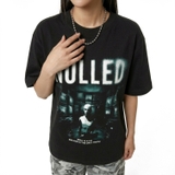 Áo thun đen cyber NULLED Cyber Matrix Tee N-T3105-N-T00-D