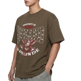 Áo thun đen đại bàng NULLED Eagle Worldwide Tee N-T3120-N-T00-D