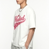 Áo thun chữ hồng NULLED First Light Tee |  N-T379-N-T00-T