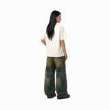 Áo thun boxy in xe NULLED Burnout Station Motor Tee | N-T392-N-T00-T