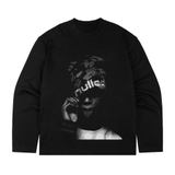 Áo thun dài tay NULLED Halftone Portrait Tee | N-T381-HC-T16-D