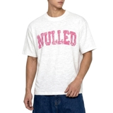 Áo thun xược màu trắng NULLED Pink Varsity Tee | N-T375-HC-KAT1-T