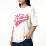Áo thun chữ hồng NULLED First Light Tee |  N-T379-N-T00-T