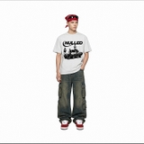 Áo thun xanh biển in NULLED Cyber Rider Tee N-T3127-N-T00-XB