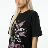 Áo ba lỗ họa tiết doberman NULLED Cyber Doberman Graphic Tee |  N-T391-HC-T14-D