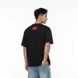 Áo thun đen in chó doberman NULLED Cerberus Hound Tee N-T3132-N-T00-D