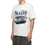 Áo thun boxy in xe NULLED Burnout Station Motor Tee | N-T392-N-T00-T