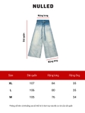 Quần jean denim phối dây local brand NULLED N-Q13