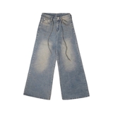 Quần jean wash màu ống rộng local brand NULLED N-Q3