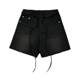 Quần jean short wash ống rộng local brand NULLED N-QS2