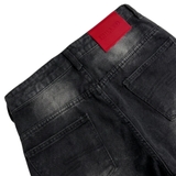Quần jeans suông bí chít den wash mèo NULLED N-Q46-D