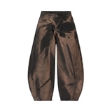 Quần jeans suông bí unisex wash NULLED N-Q47