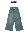 Quần jean ống rộng phối dây local brand NULLED N-Q5