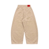 Quần baggy jeans suông ống bí kem NULLED N-Q50-K