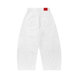 Quần baggy jeans suông ống bí trắng NULLED N-Q50-T