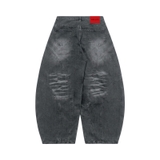 Quần baggy jeans suông ống bí xám NULLED N-Q51-X