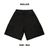 Quần short túi hộp kaki local brand NULLED N-QS5