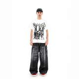 Áo thun màu trắng in hình Unleashed Tee N-T11