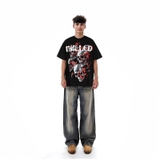 Áo thun form rộng tay ngắn local brand NULLED Soulfire Tee N-T3