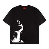 Áo thun đen tuyền in bóng NULLED Shadow Hand Tee N-T3125-N-T00-D