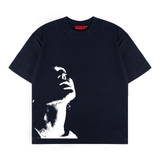 Áo thun đen in bóng NULLED Shadow Hand Tee N-T3125-N-T00-NA