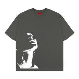 Áo thun xám in bóng NULLED Shadow Hand Tee N-T3125-N-T00-XC