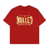 Áo thun đỏ in chữ NULLED Grunge Star Tee N-T3126-N-T00-DO