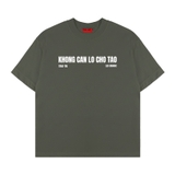 Áo thun Khong can lo cho tao NULLED chất liệu cotton N-T319-N-T00-XC