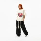 Áo thun NULLED Chrome Heart Tee phong cách retro N-T331-N-T00-K