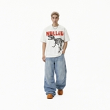 Áo thun trắng in hình T-Rex Tee N-T5