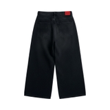Quần suông jeans unisex màu đen NULLED N-Q17
