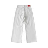 Quần suông jeans unisex màu trắng NULLED N-Q19