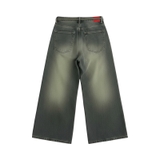 Quần suông jeans unisex màu xanh NULLED N-Q20