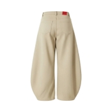 Quần jeans suông dáng bí màu kem NULLED N-Q28-K