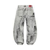 Quần jeans wash đen trắng dài NULLED N-Q30