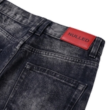 Quần jeans wash ống loe NULLED N-Q33