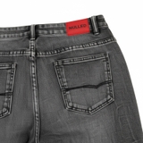 Quần Jeans ống suông rộng họa tiết tia chớp NULLED N-Q40