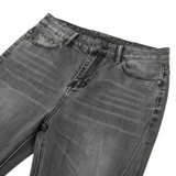 Quần Jeans ống suông rộng họa tiết tia chớp NULLED N-Q40