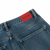 Quần jean lửng túi hộp xanh đậm NULLED N-QS14